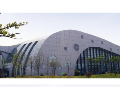 奎屯会议中心外景网架工程